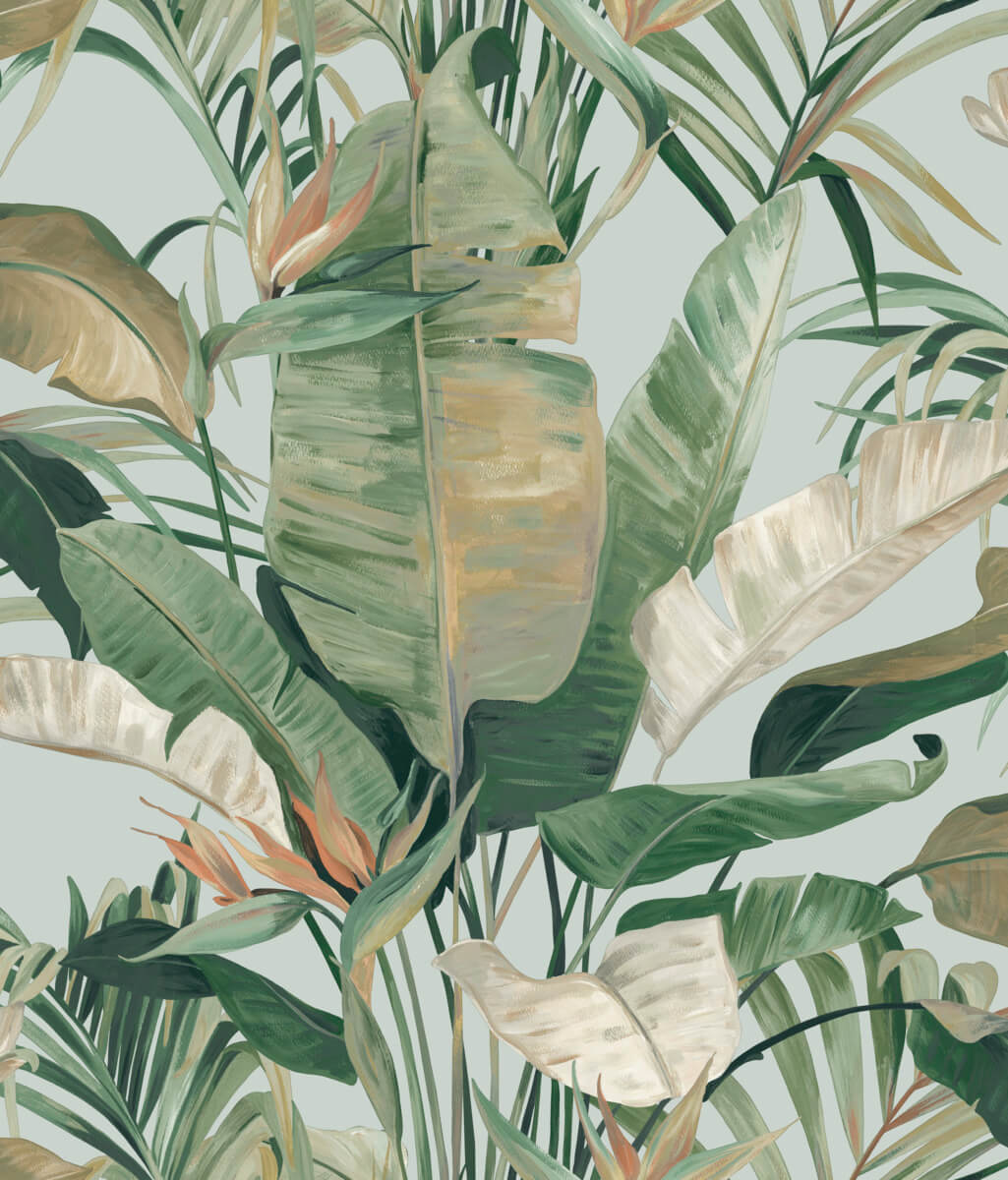 Candice Olson Natural Discovery Tropical Cabana Wallpaper Sample - Spa