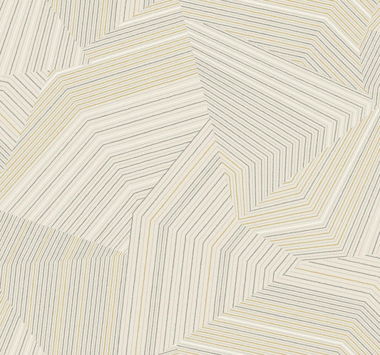 New Origins Dotted Maze Wallpaper - Taupe