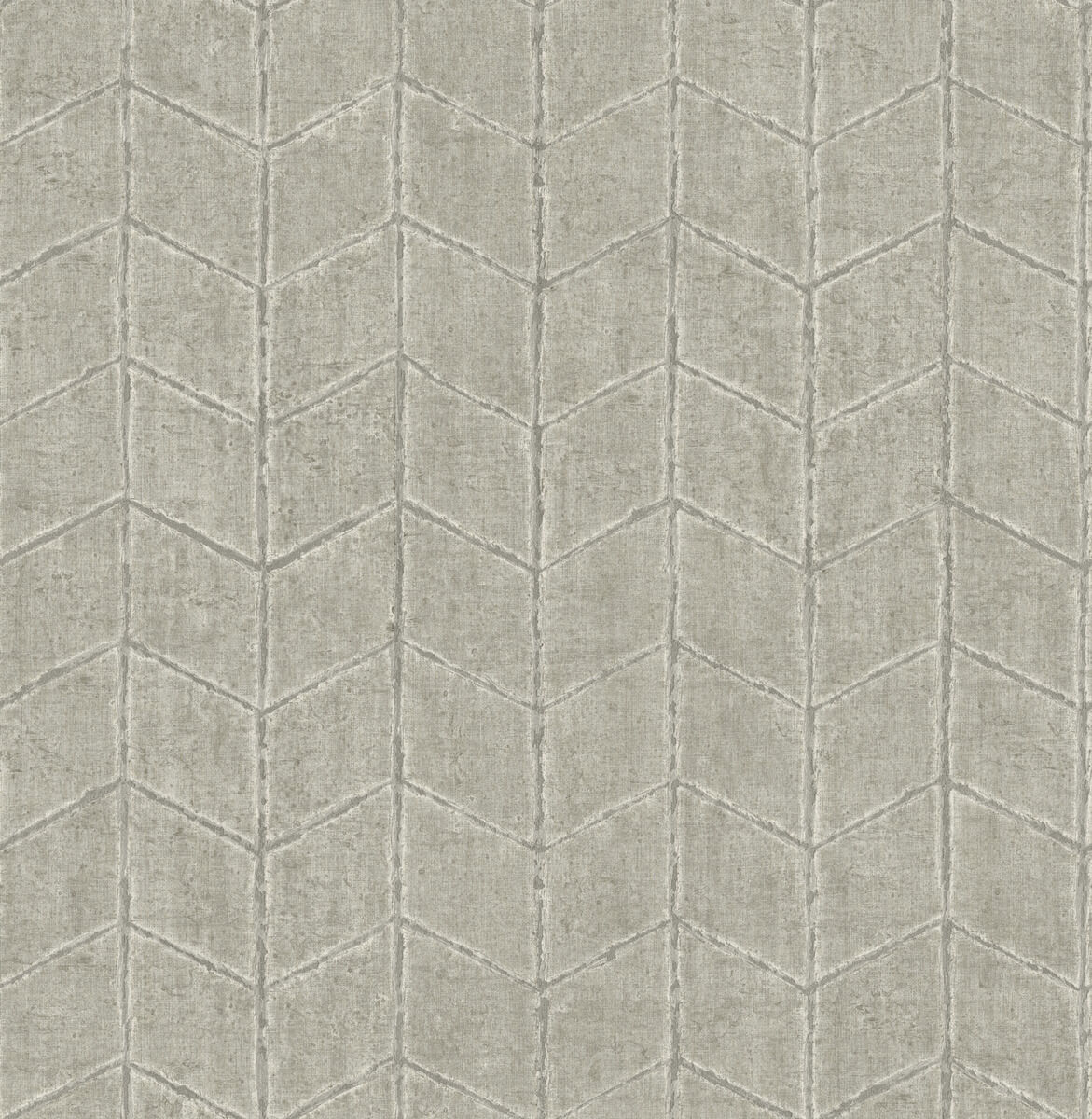 York New Origins Flatiron Geometric Wallpaper - Cement