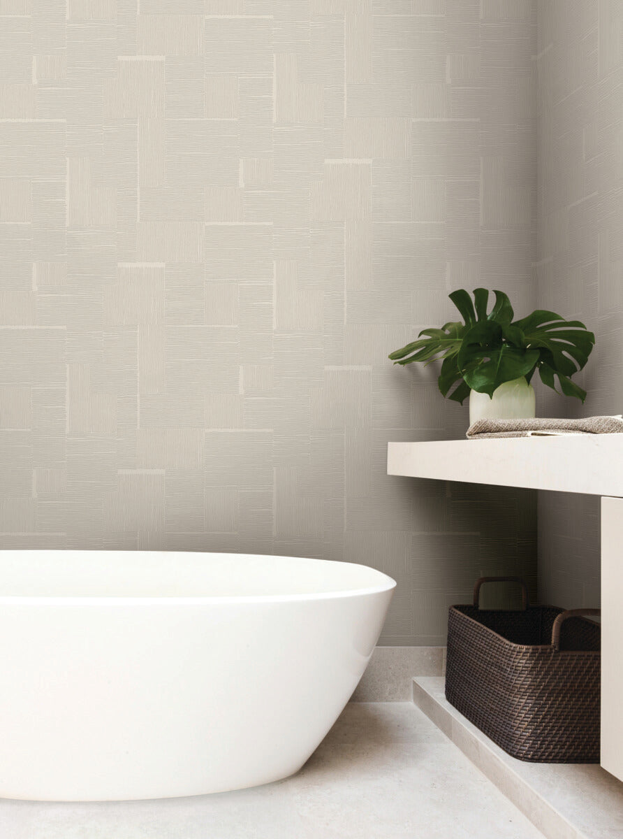 York New Origins Contour Wallpaper - Beige