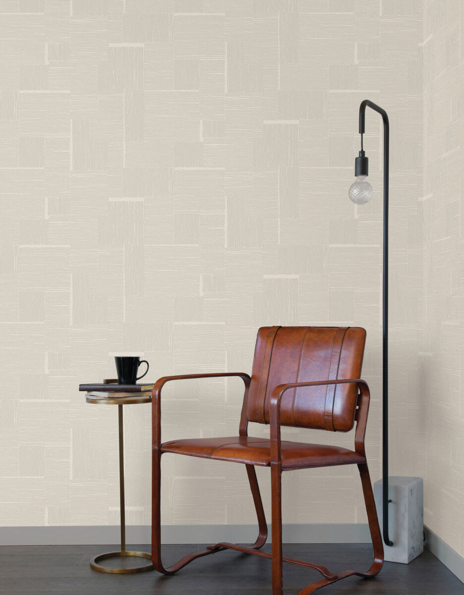 York New Origins Contour Wallpaper - Beige