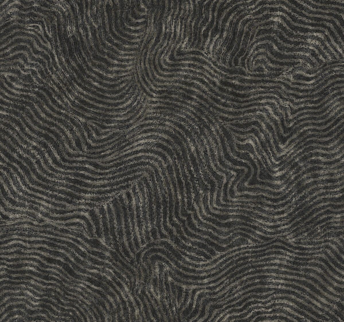 York New Origins Modern Wood Wallpaper - Black