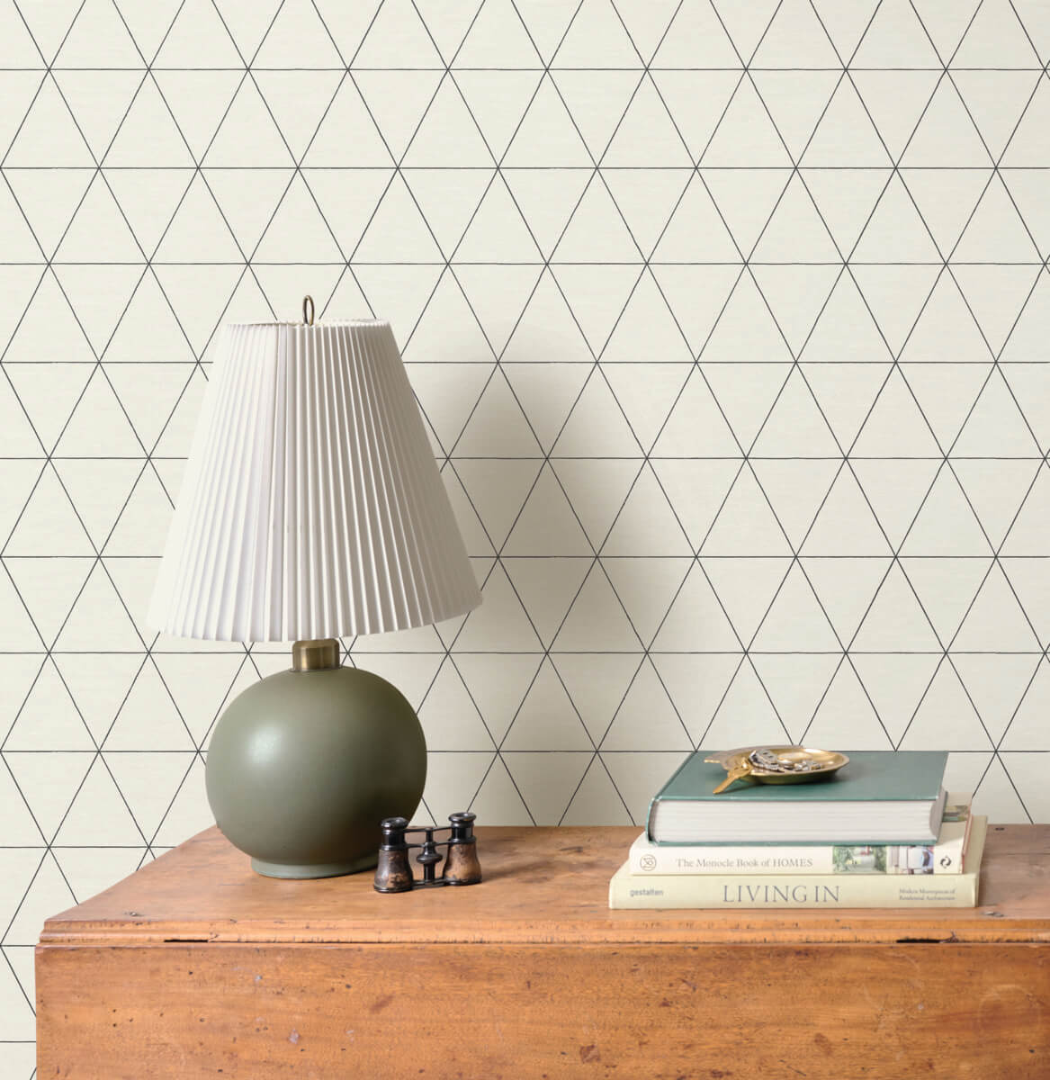 Magnolia Home Ridge Wallpaper Sample - White & Black