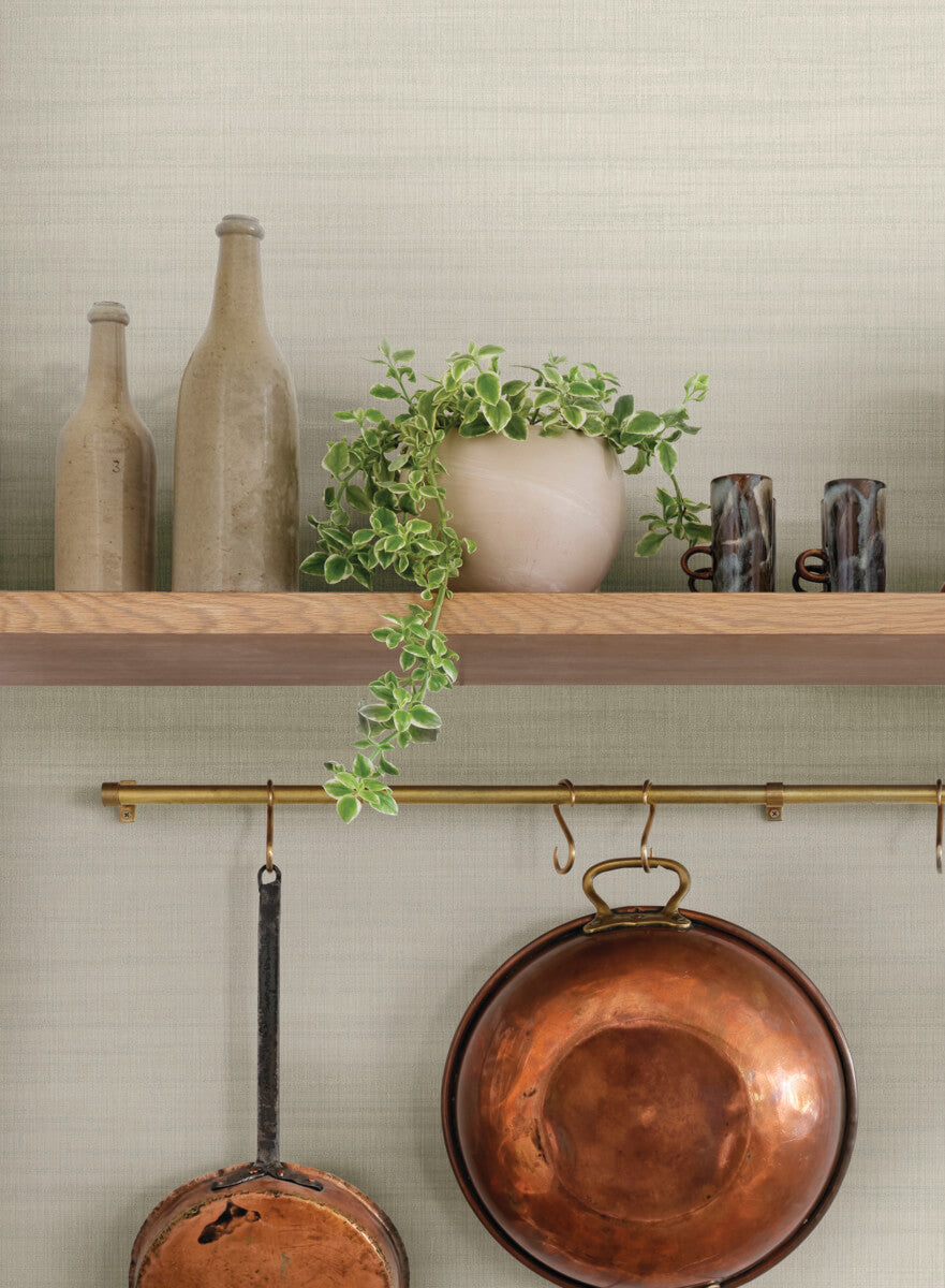 Magnolia Home Washed Linen Wallpaper - Cotton