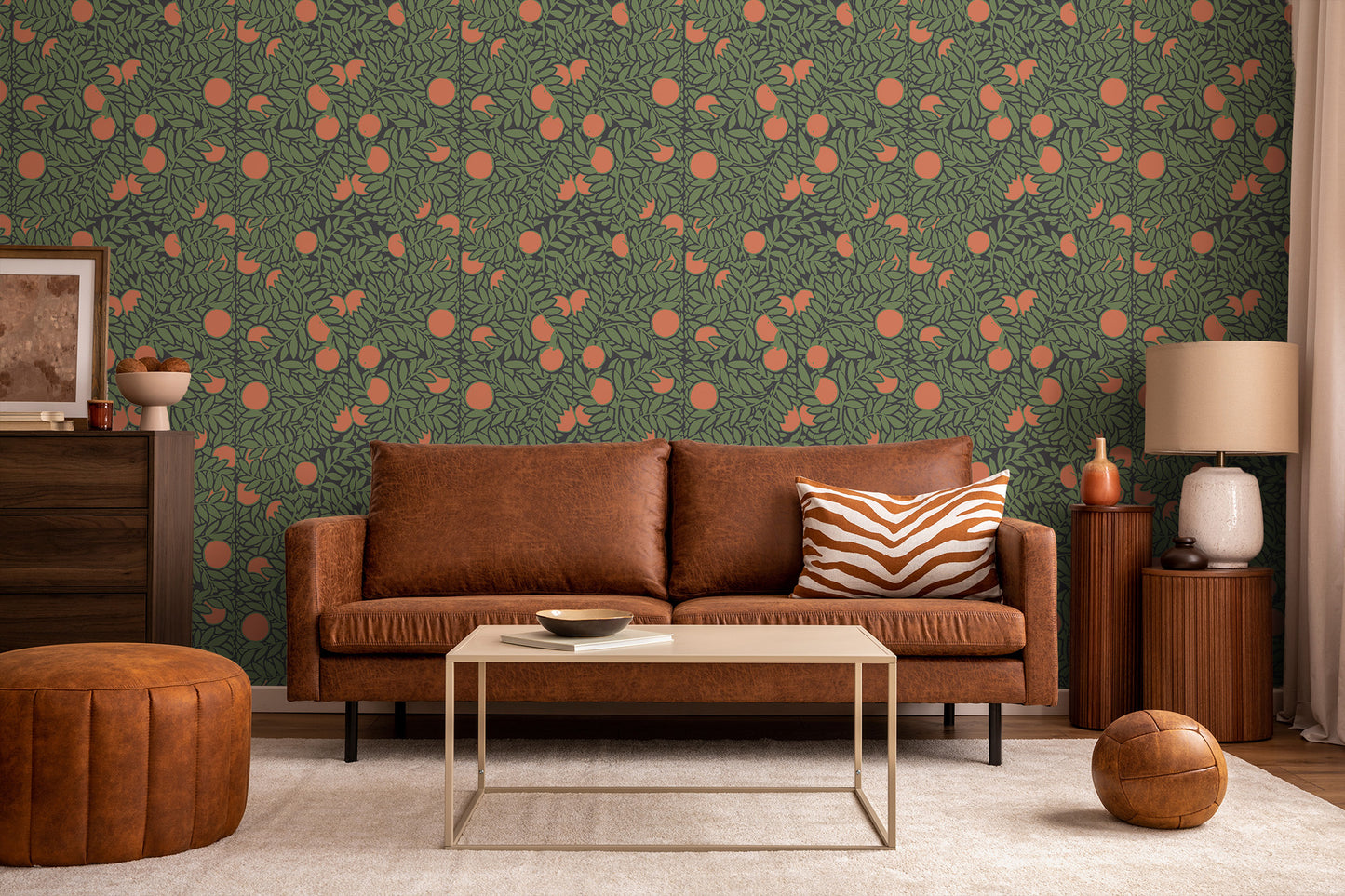 Mitchell Black The Signature Collection Orange Grove Wallpaper - Forest