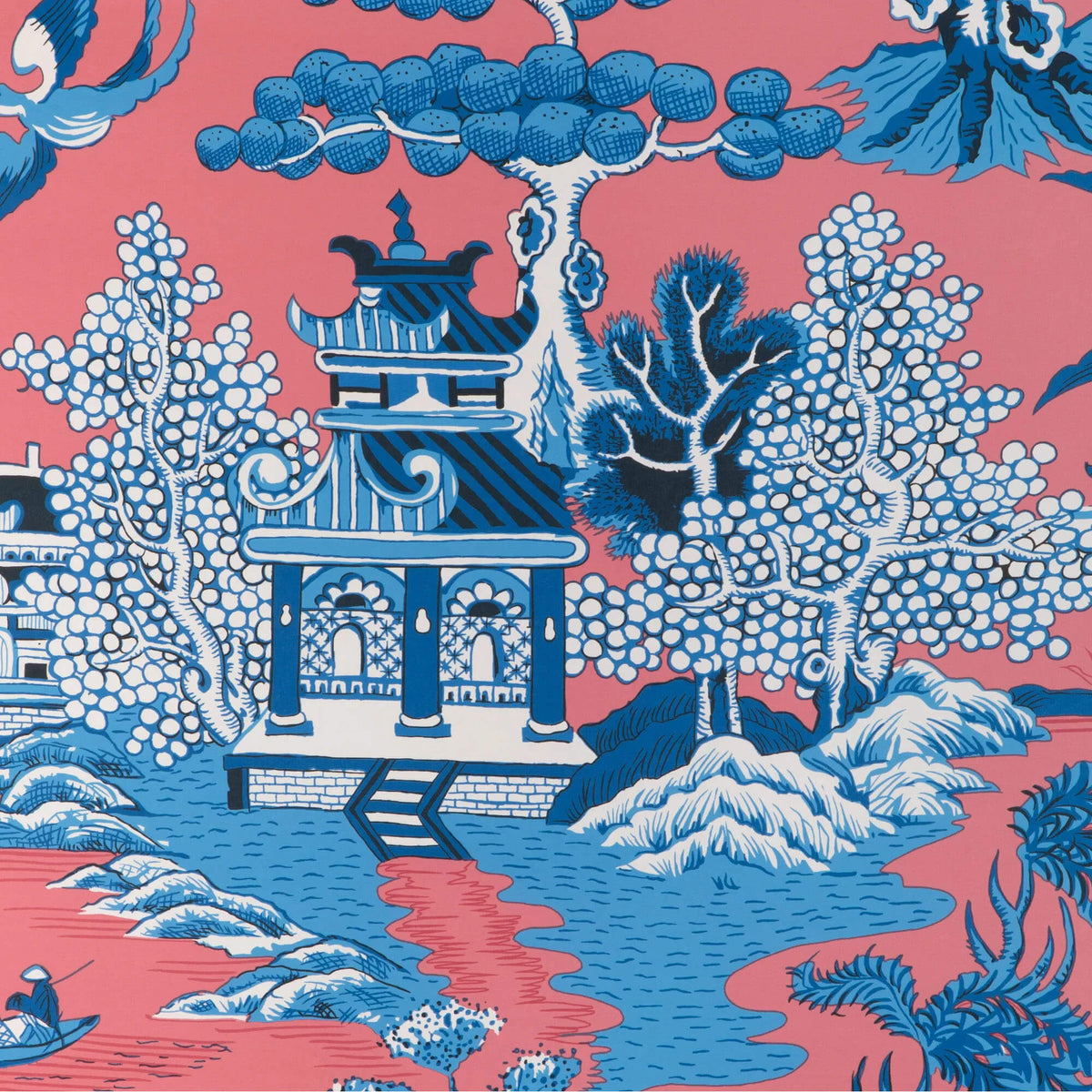 Lee Jofa Willow Lake Wallpaper - Punch