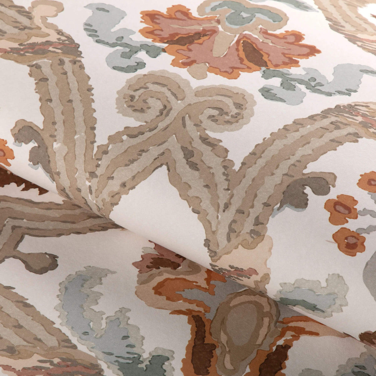 Lee Jofa New Sevilla Wallpaper Sample - Clay