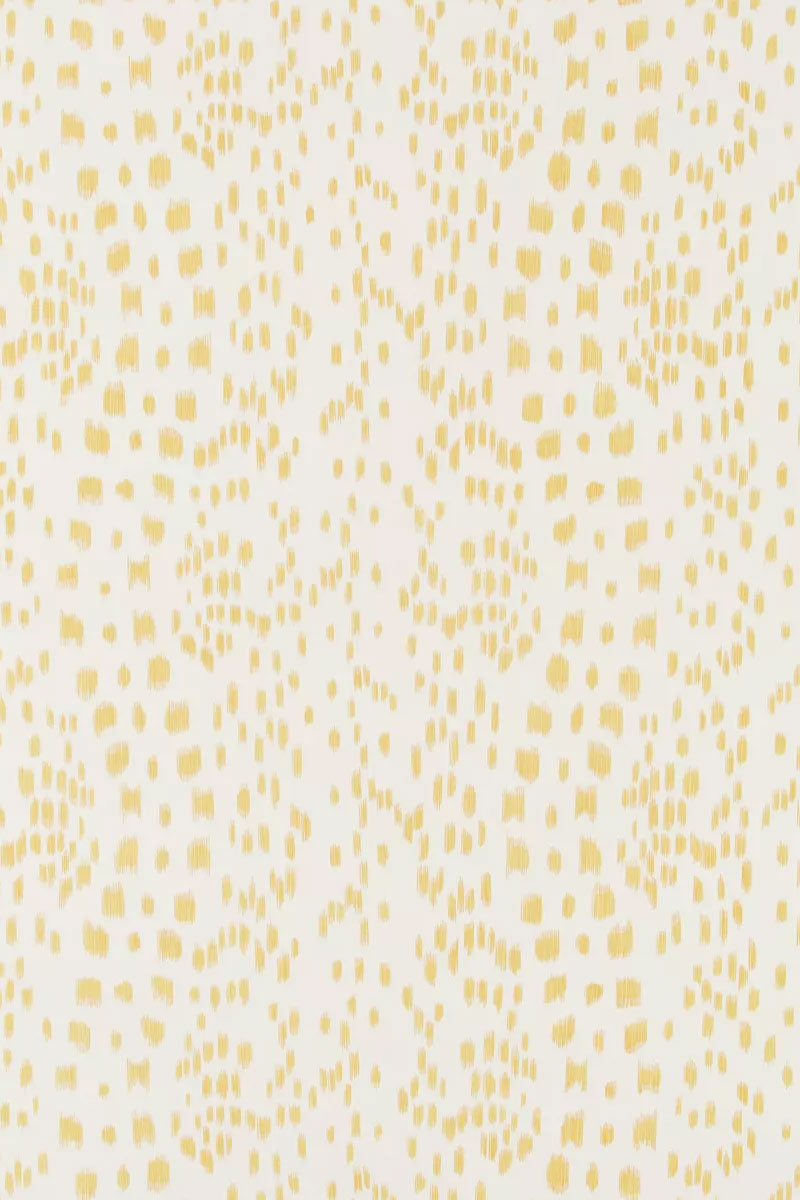 Brunschwig & Fils Les Touches Wallpaper - Canary