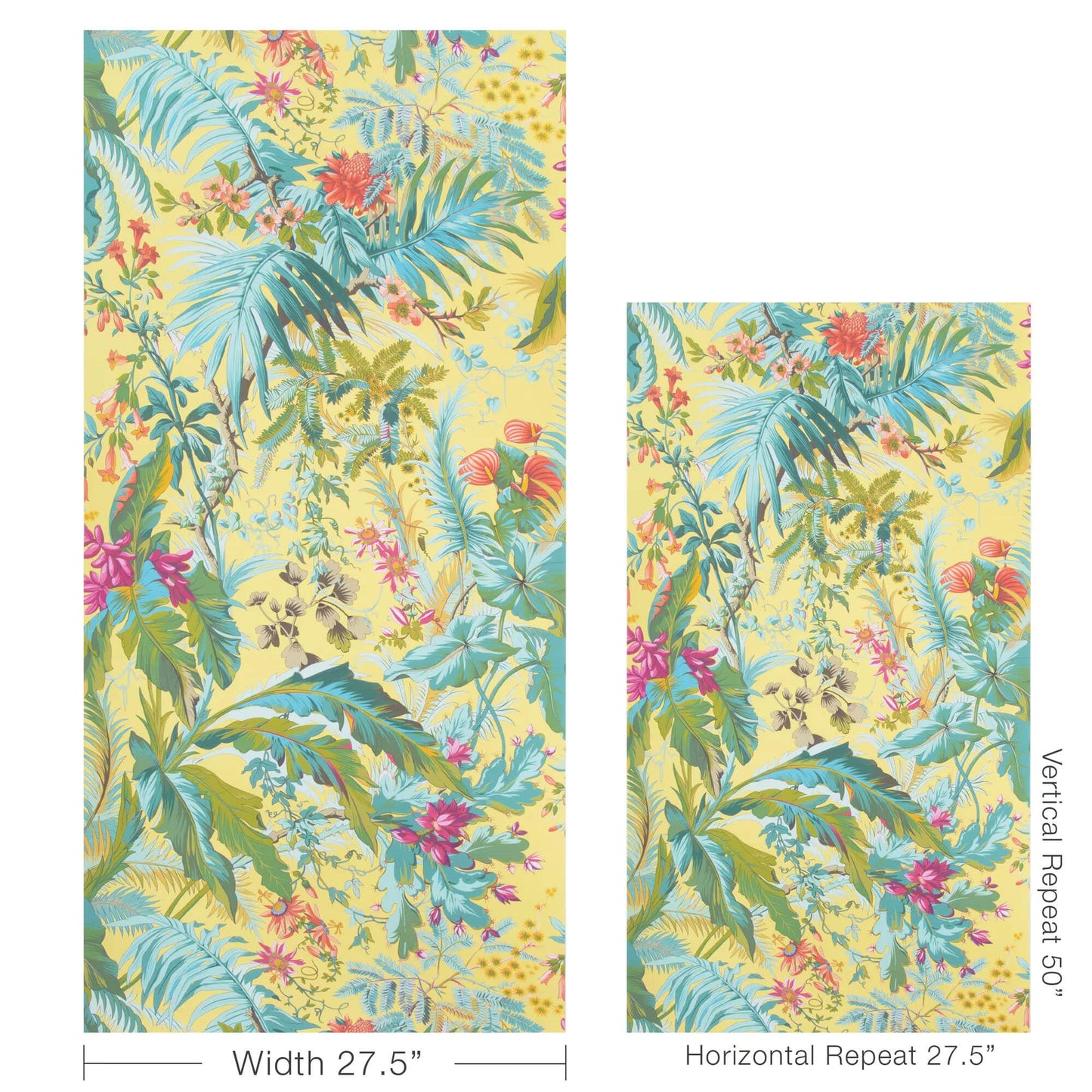 Brunschwig & Fils Majorelle Print Wallpaper - Sun