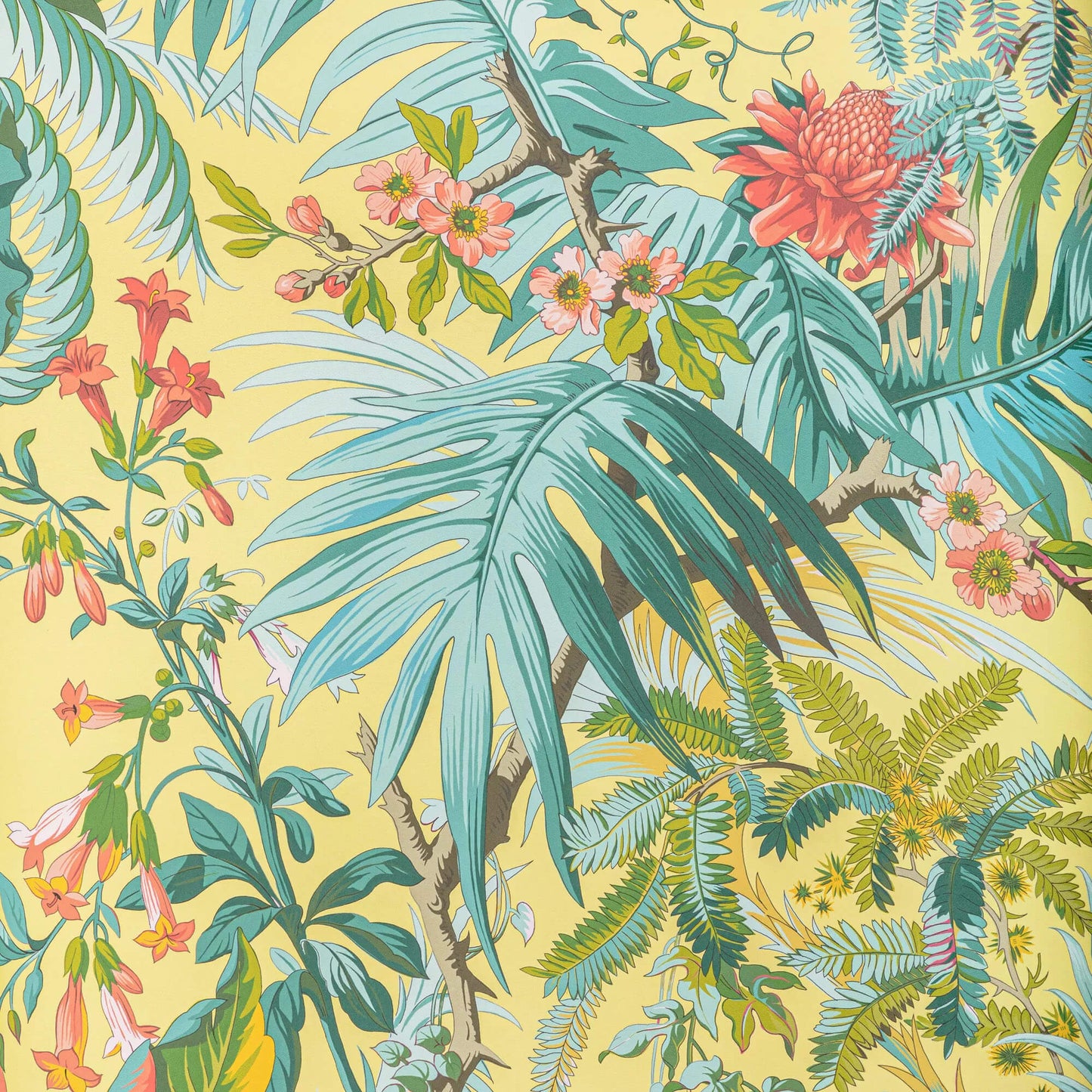 Brunschwig & Fils Majorelle Print Wallpaper - Sun