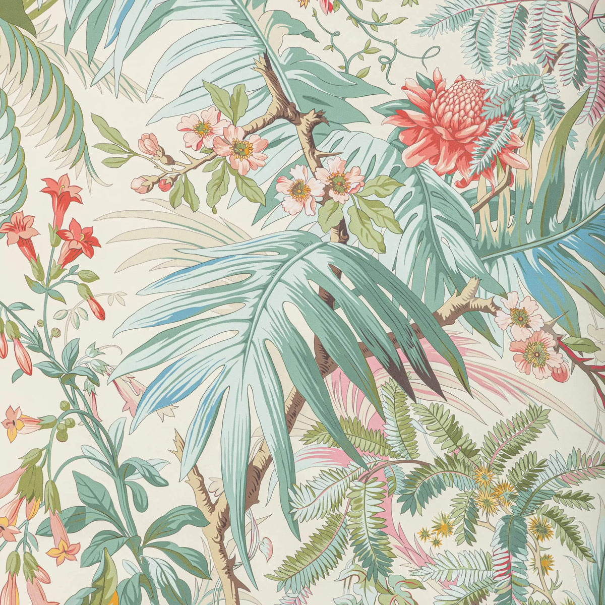Brunschwig & Fils Majorelle Print Wallpaper - Lilac
