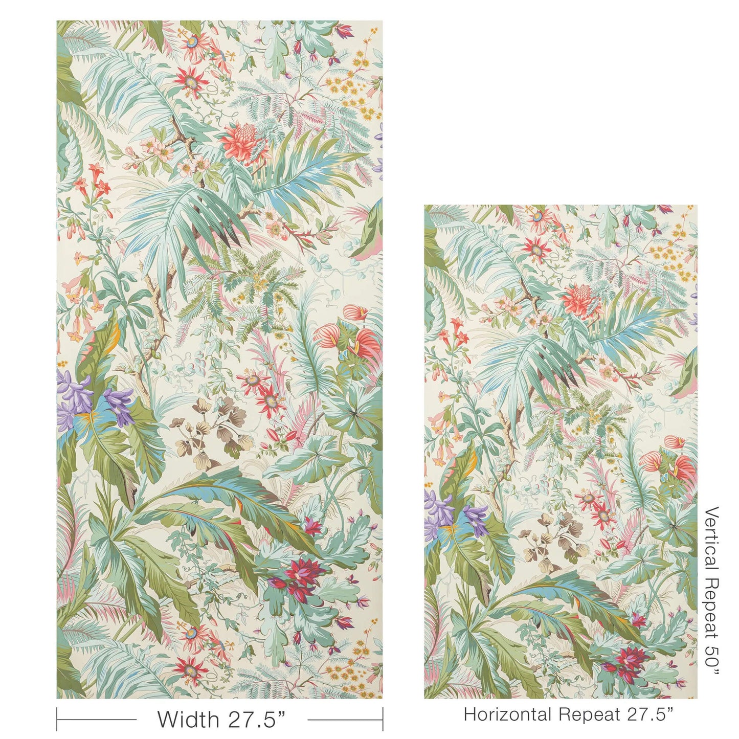 Brunschwig & Fils Majorelle Print Wallpaper - Lilac
