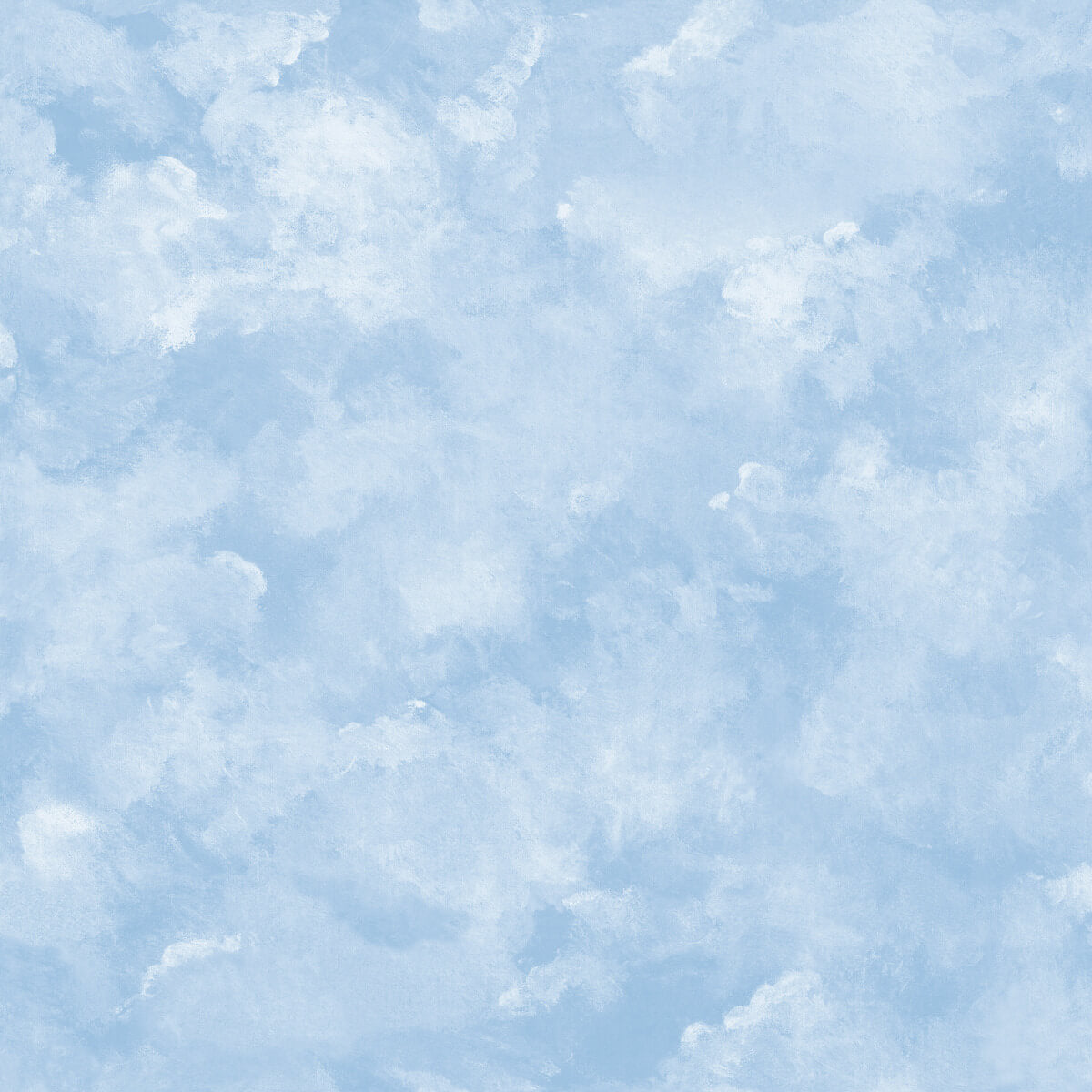 York Atrium Clouds Peel & Stick Wallpaper - Blue