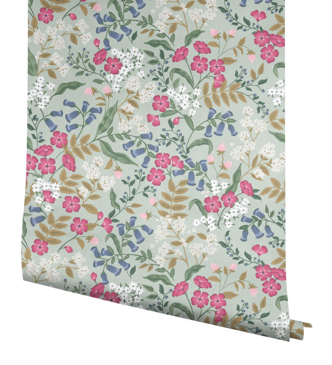 Rifle Paper Co. Sweetbrier Peel & Stick Wallpaper Sample - Mint