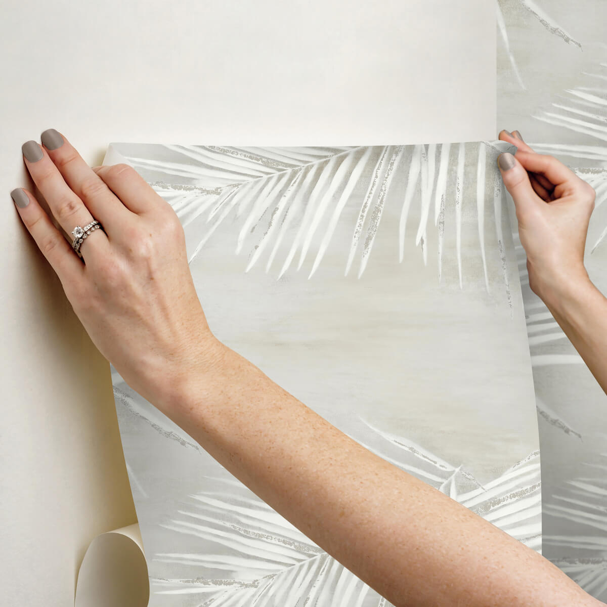 Aviva Stanoff Endless Summer Peel & Stick Wallpaper Sample - Grey