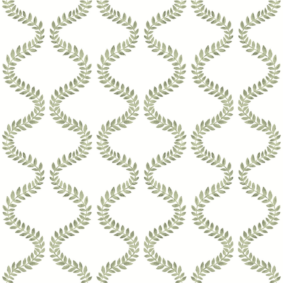 Mirth Studios Florentine Vine Trellis Peel & Stick Wallpaper Sample - Green