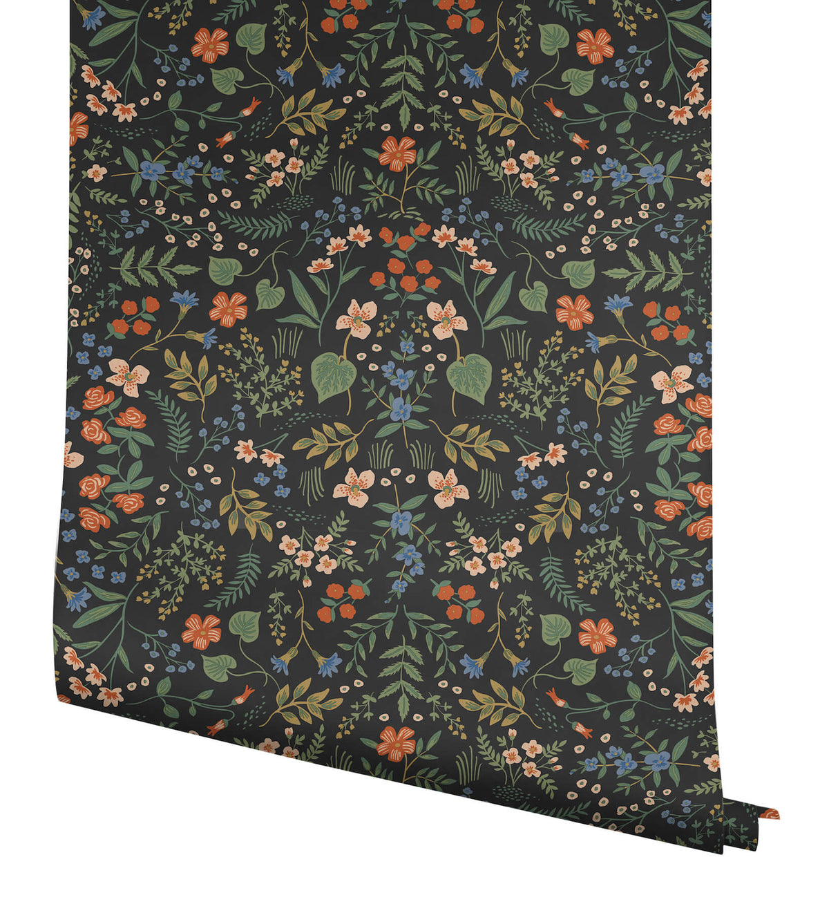 Rifle Paper Co. Wildwood Peel & Stick Wallpaper - Black