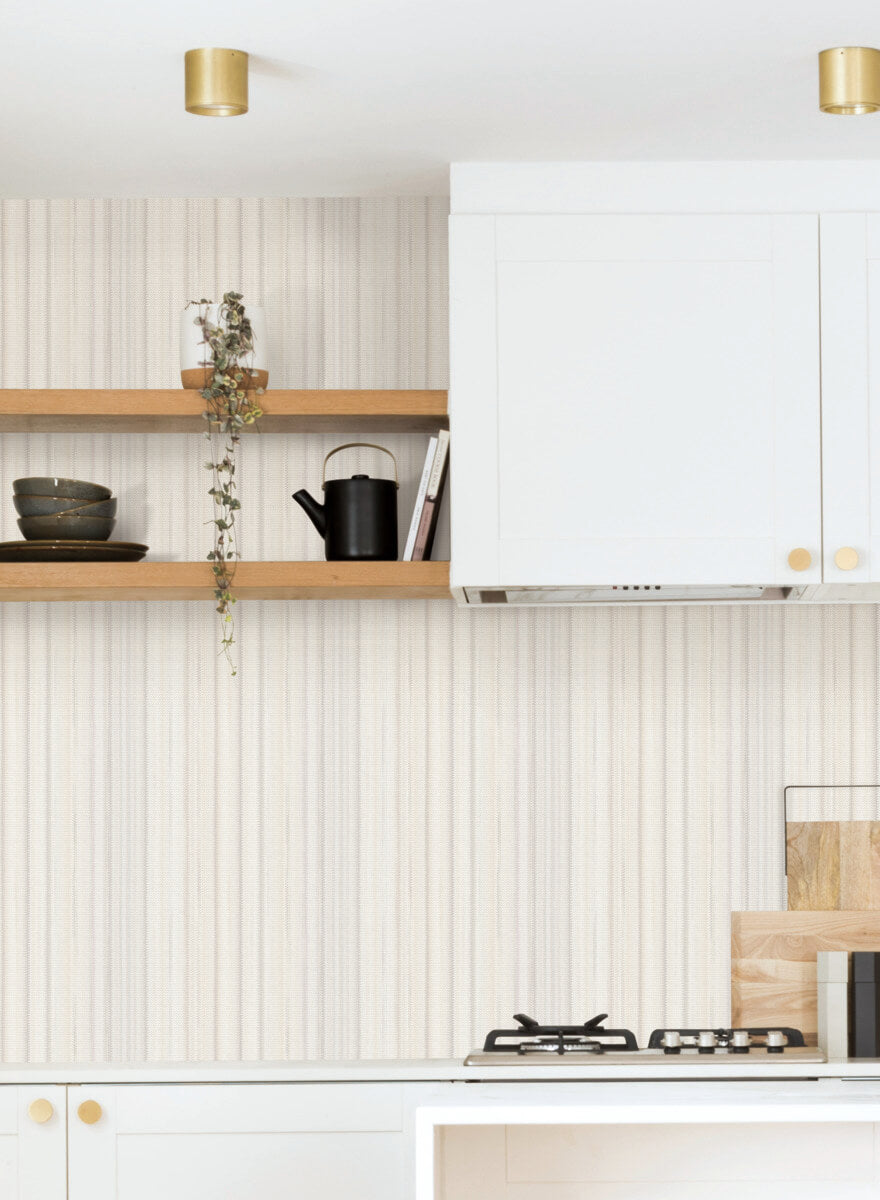 Missoni Striped Sunset Peel & Stick Wallpaper Sample - Beige