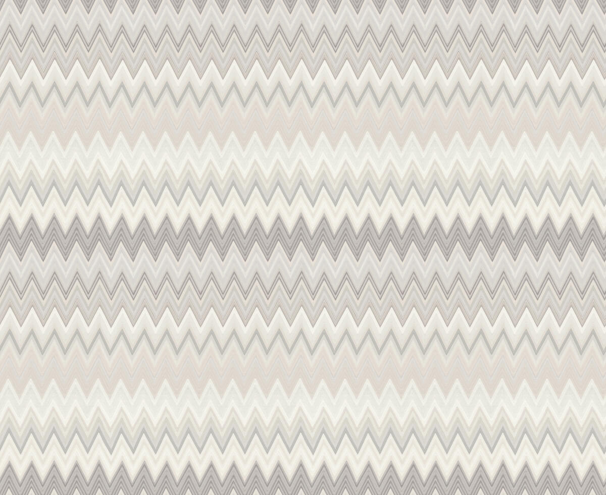 Missoni Zig Zag Peel & Stick Wallpaper Sample - Beige