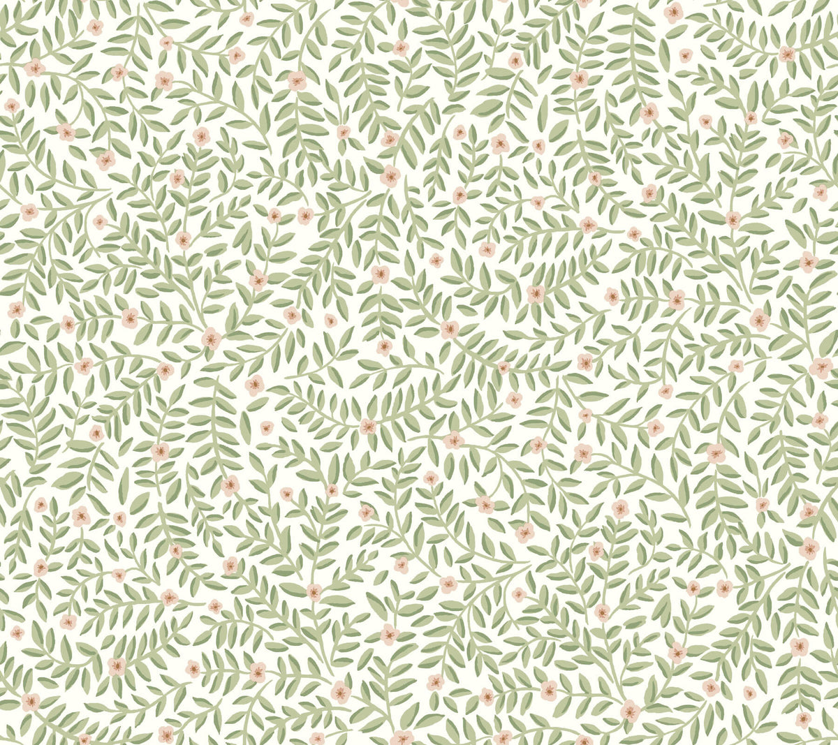 Rifle Paper Co. Elodie Peel & Stick Wallpaper Sample - Cream