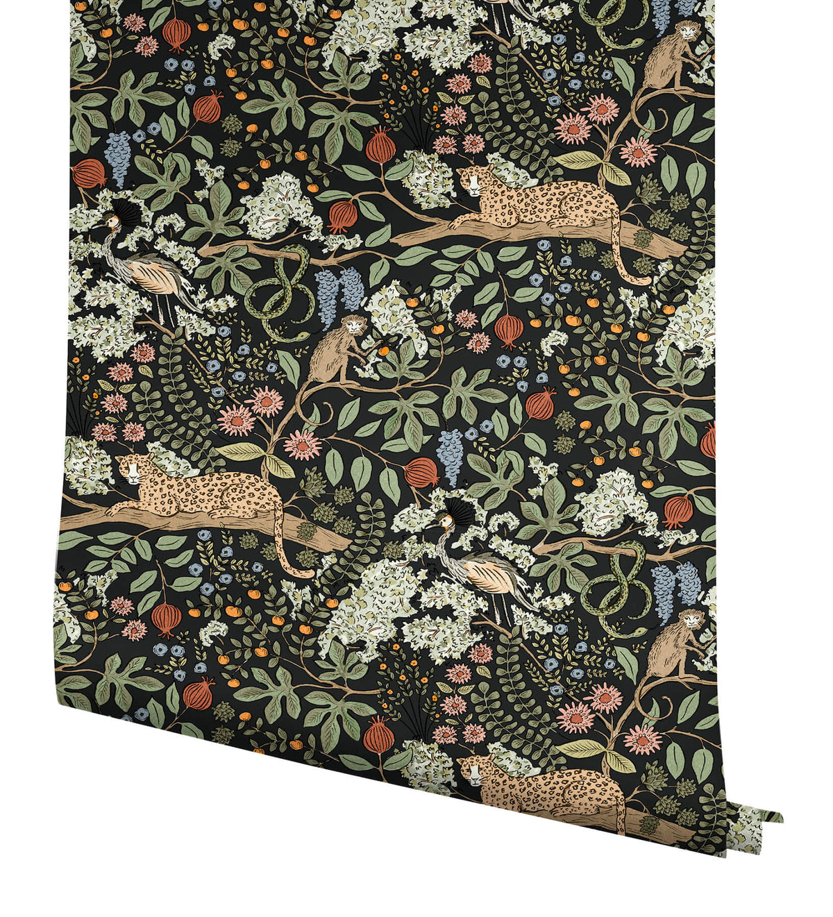 Rifle Paper Co. Safari Peel & Stick Wallpaper Sample - Black