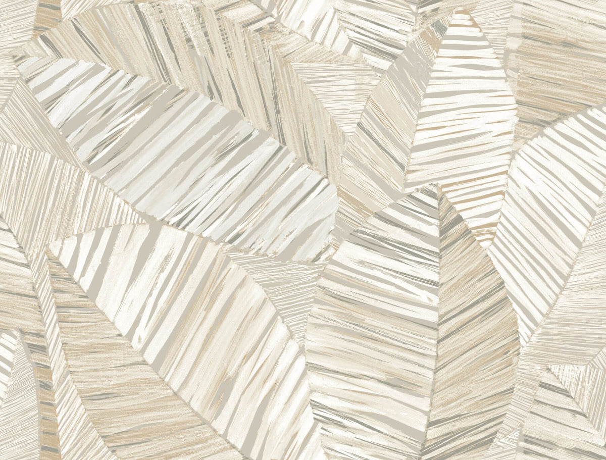 York Garden Muse Crown Canopy Peel & Stick Wallpaper Sample - Neutral