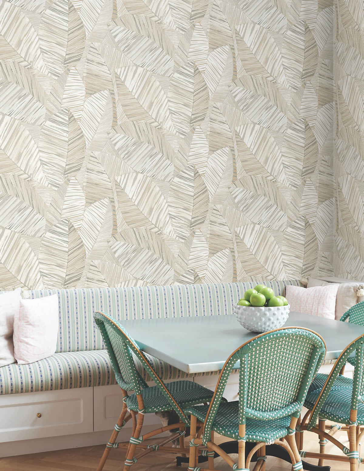 York Garden Muse Crown Canopy Peel & Stick Wallpaper Sample - Neutral