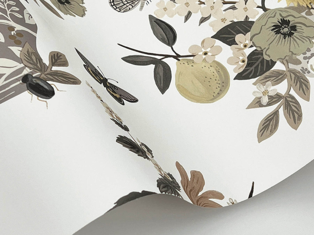 Rifle Paper Co. Flower Studies Wallpaper Sample - Linen
