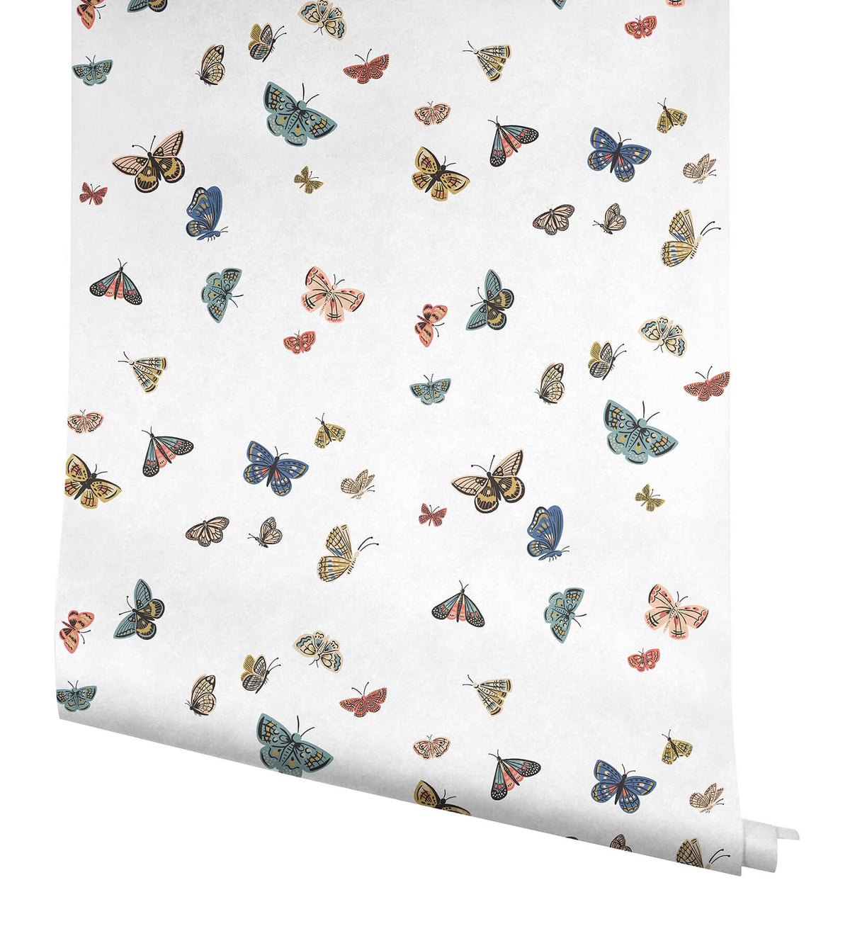 Rifle Paper Co. Butterfly House Wallpaper Sample - White