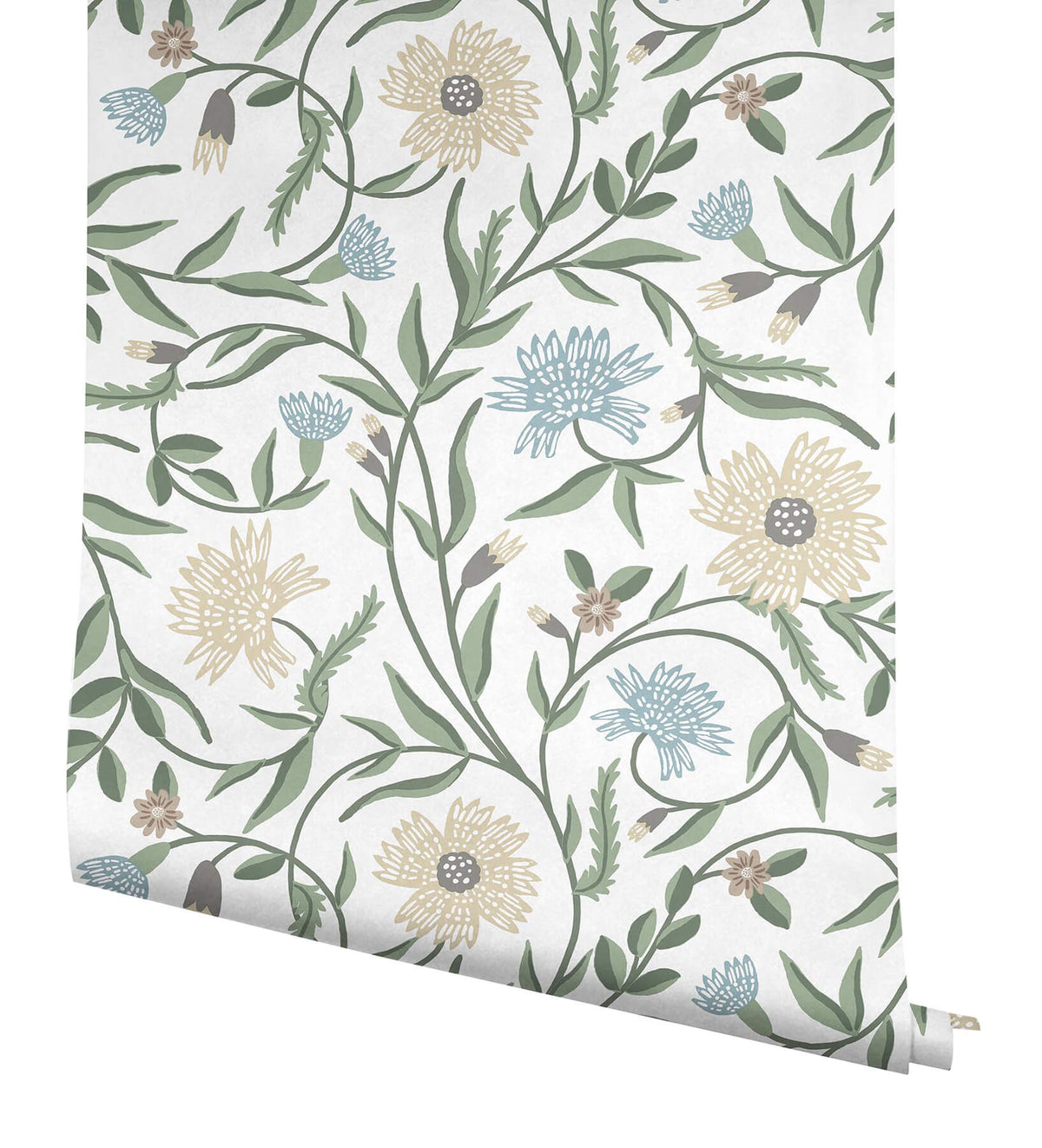 Rifle Paper Co. Aster Wallpaper - White