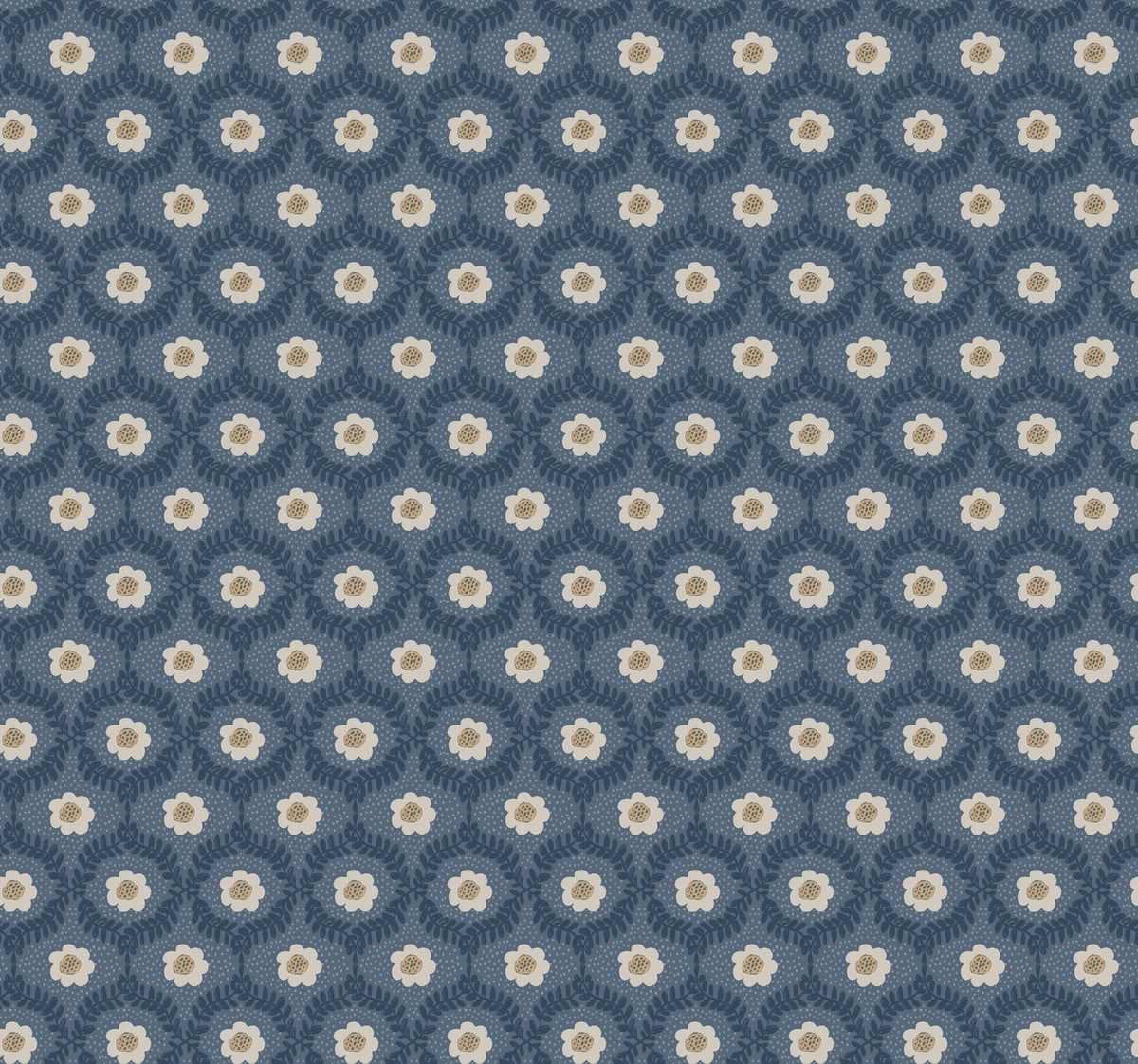 Rifle Paper Co. Emma Wallpaper - Navy