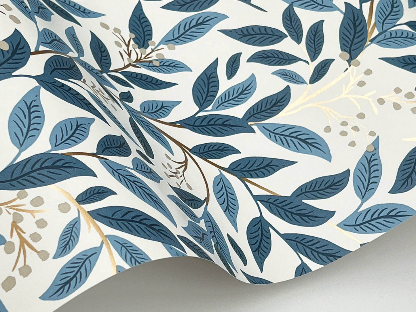 Rifle Paper Co. Willowberry Wallpaper - Blue