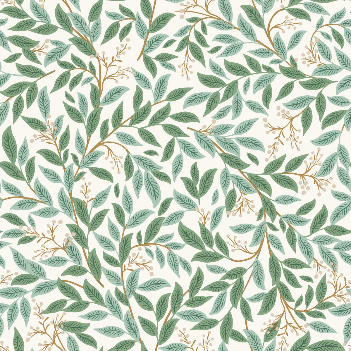 Rifle Paper Co. Willowberry Wallpaper - Emerald