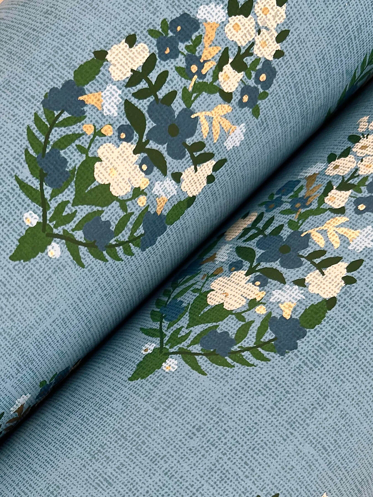Rifle Paper Co. Paisley Wallpaper - Blue
