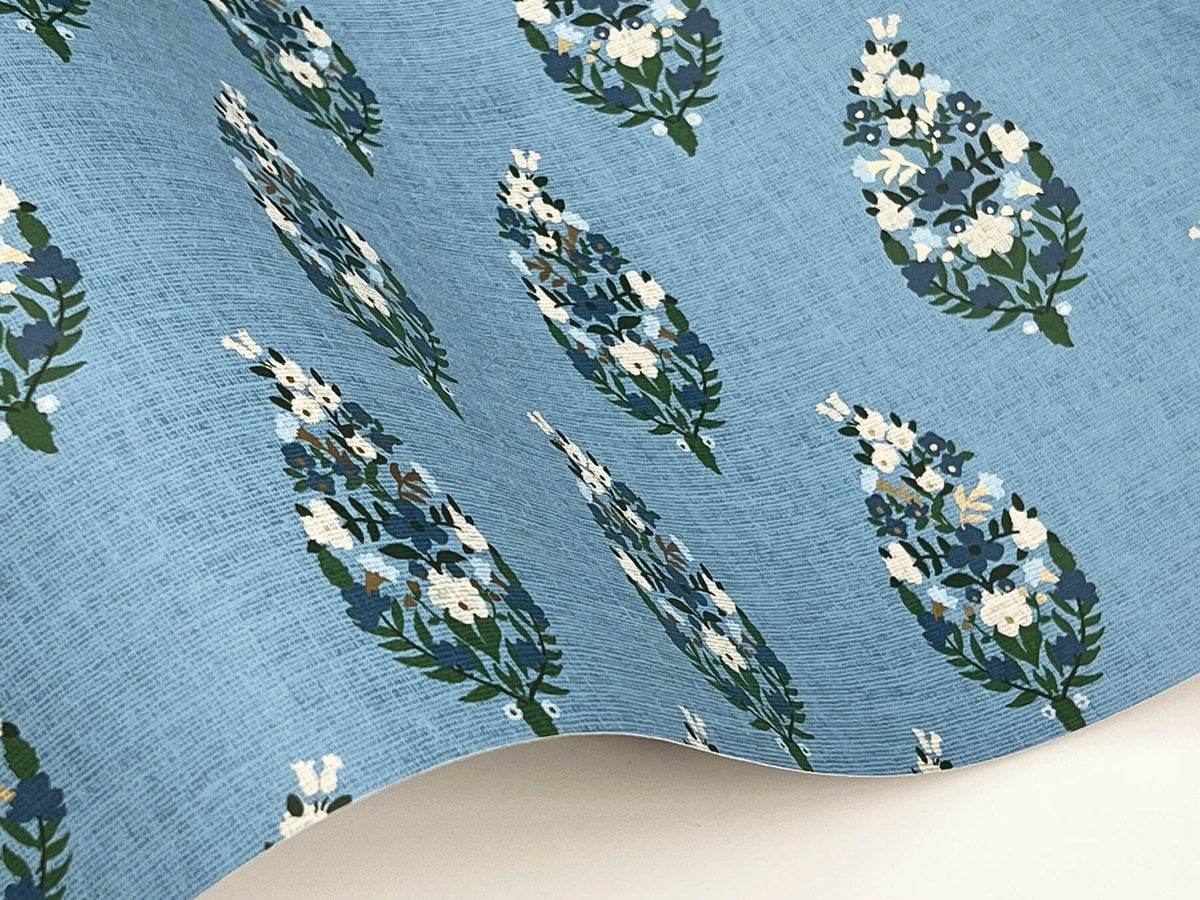 Rifle Paper Co. Paisley Wallpaper - Blue