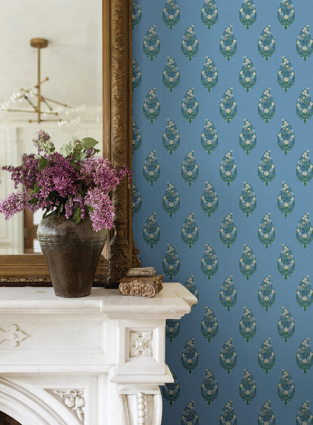 Rifle Paper Co. Paisley Wallpaper - Blue
