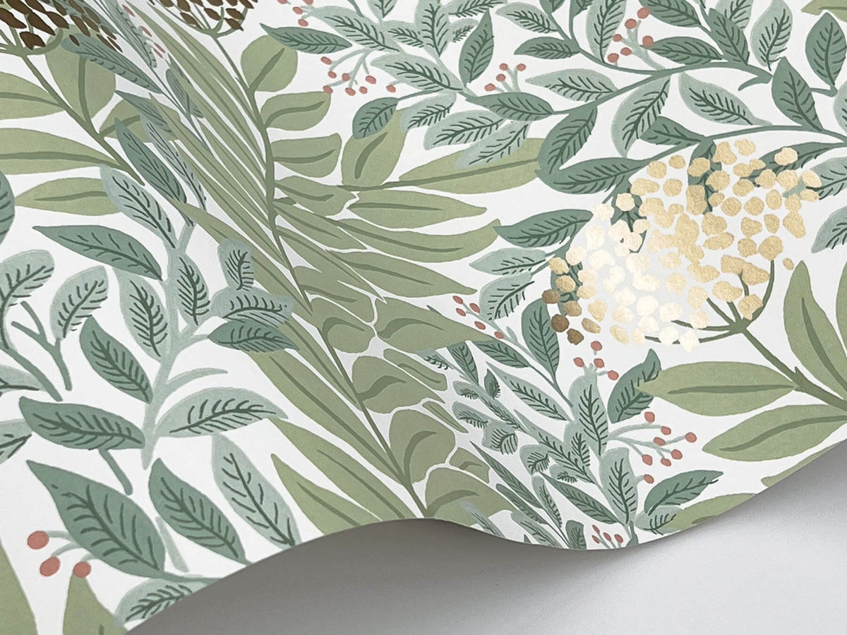 Rifle Paper Co. Highgrove Wallpaper - White