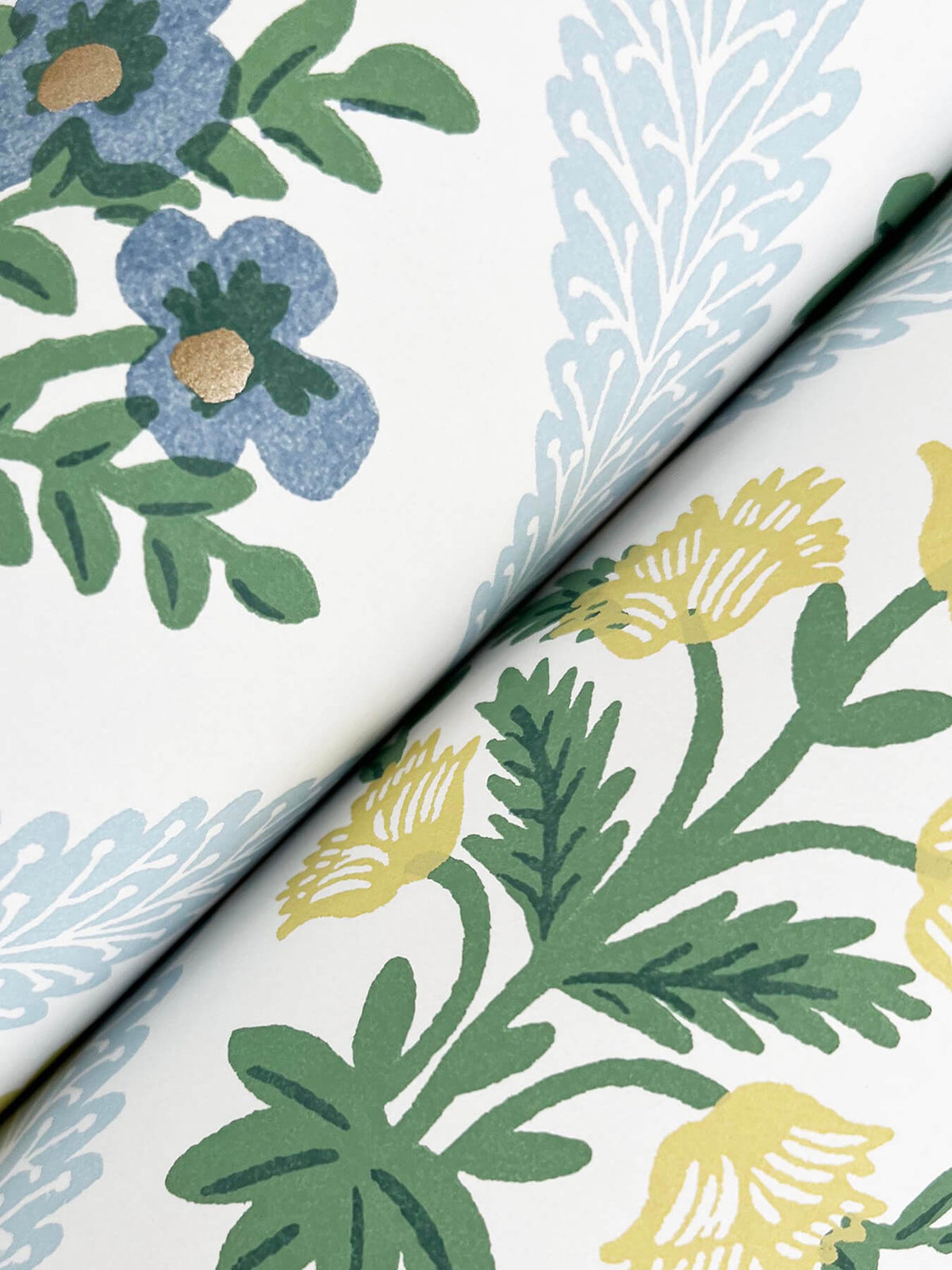 Rifle Paper Co. Estee Garden Wallpaper - Blue