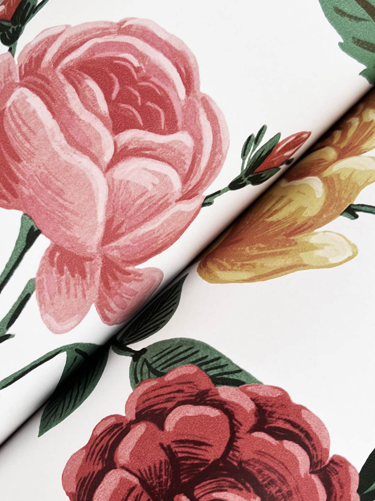 Rifle Paper Co. Roses Wallpaper - Blush
