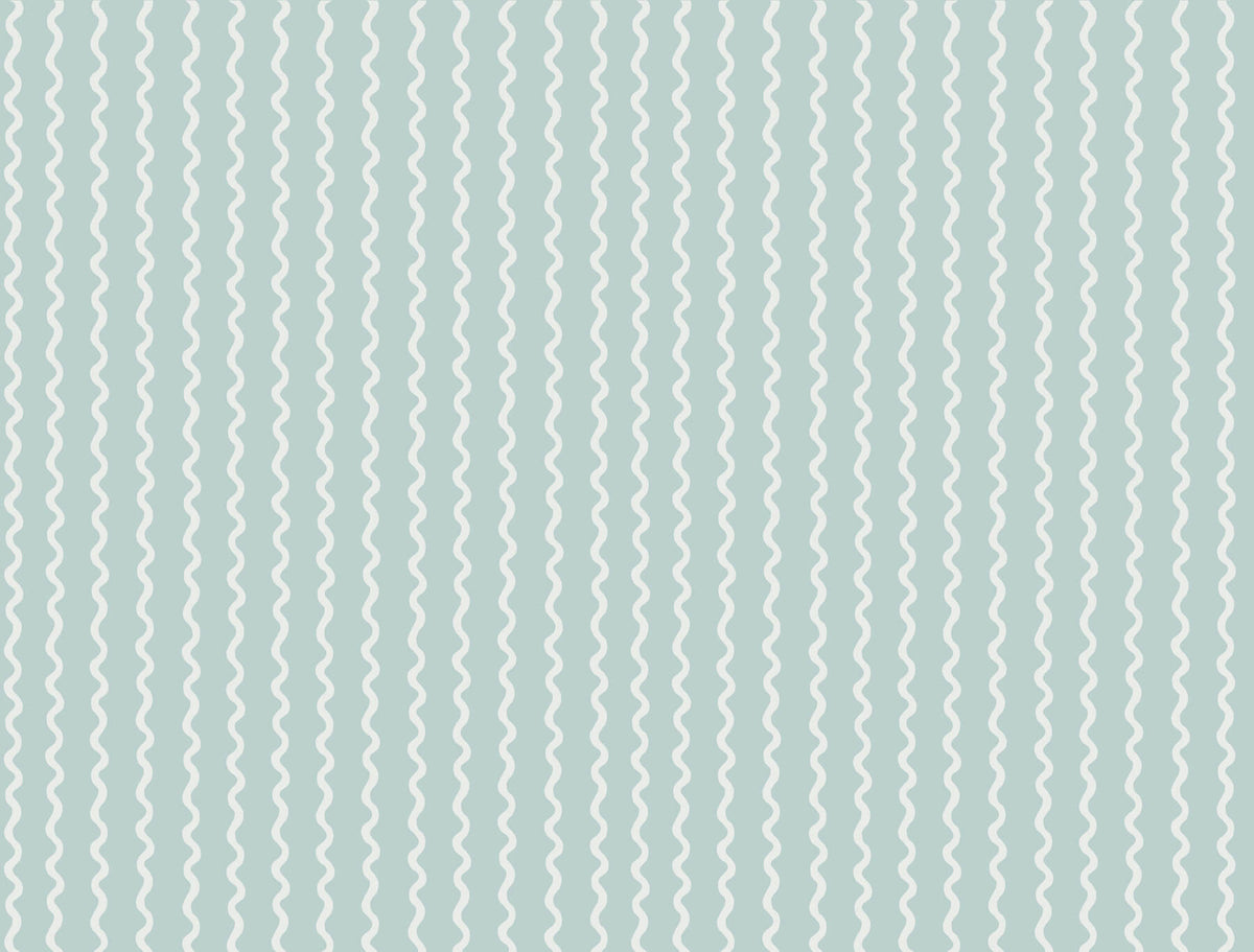 Rifle Paper Co. Rickrack Wallpaper - Light Blue