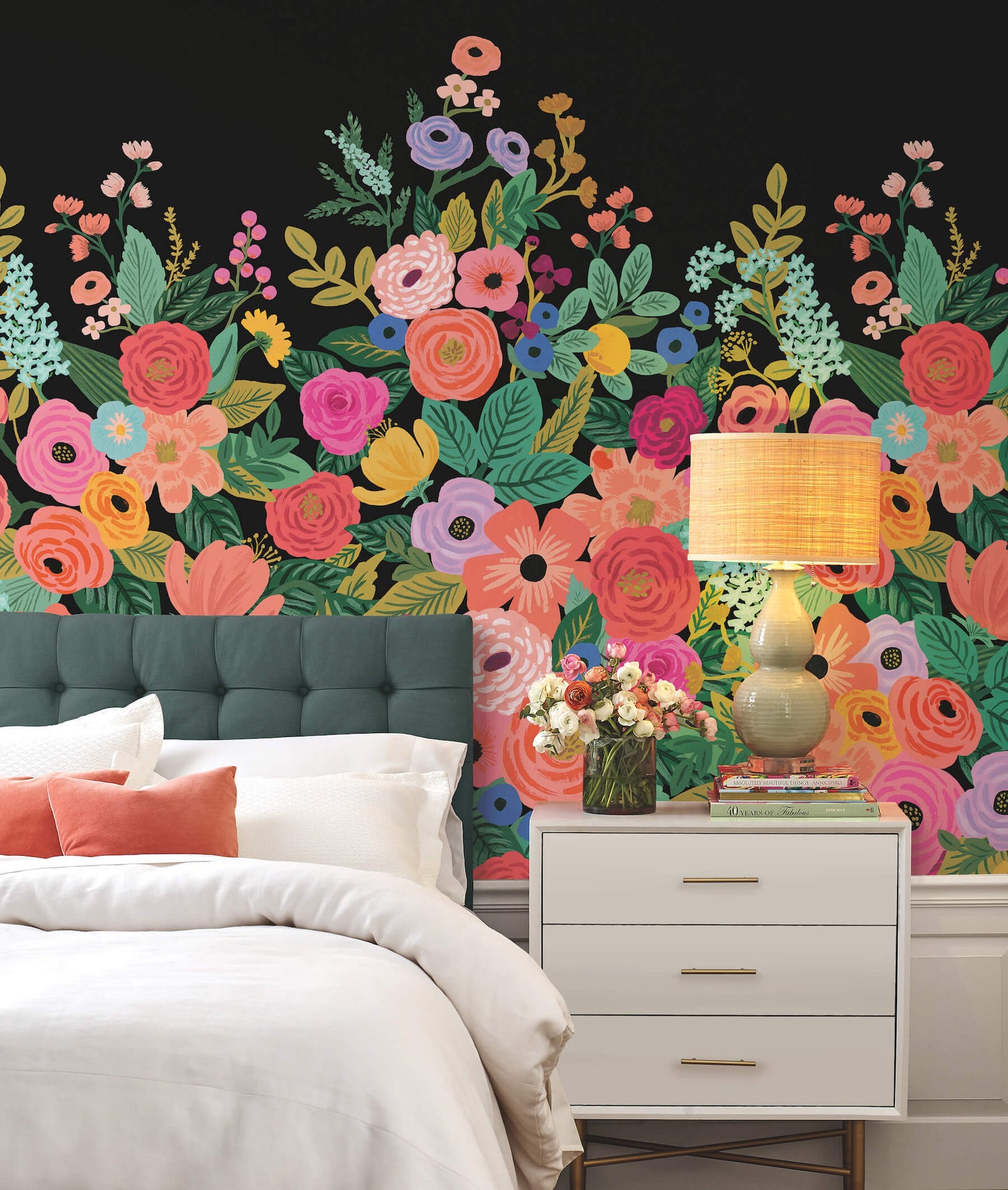 Rifle Paper Co. 3rd Edition Garden Party Wall Mural - Black