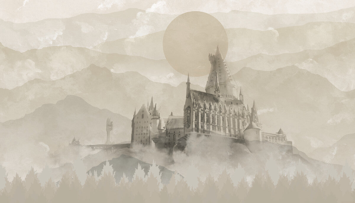Harry Potter Hogwarts Castle Peel & Stick Wallpaper Mural – US Wall Decor