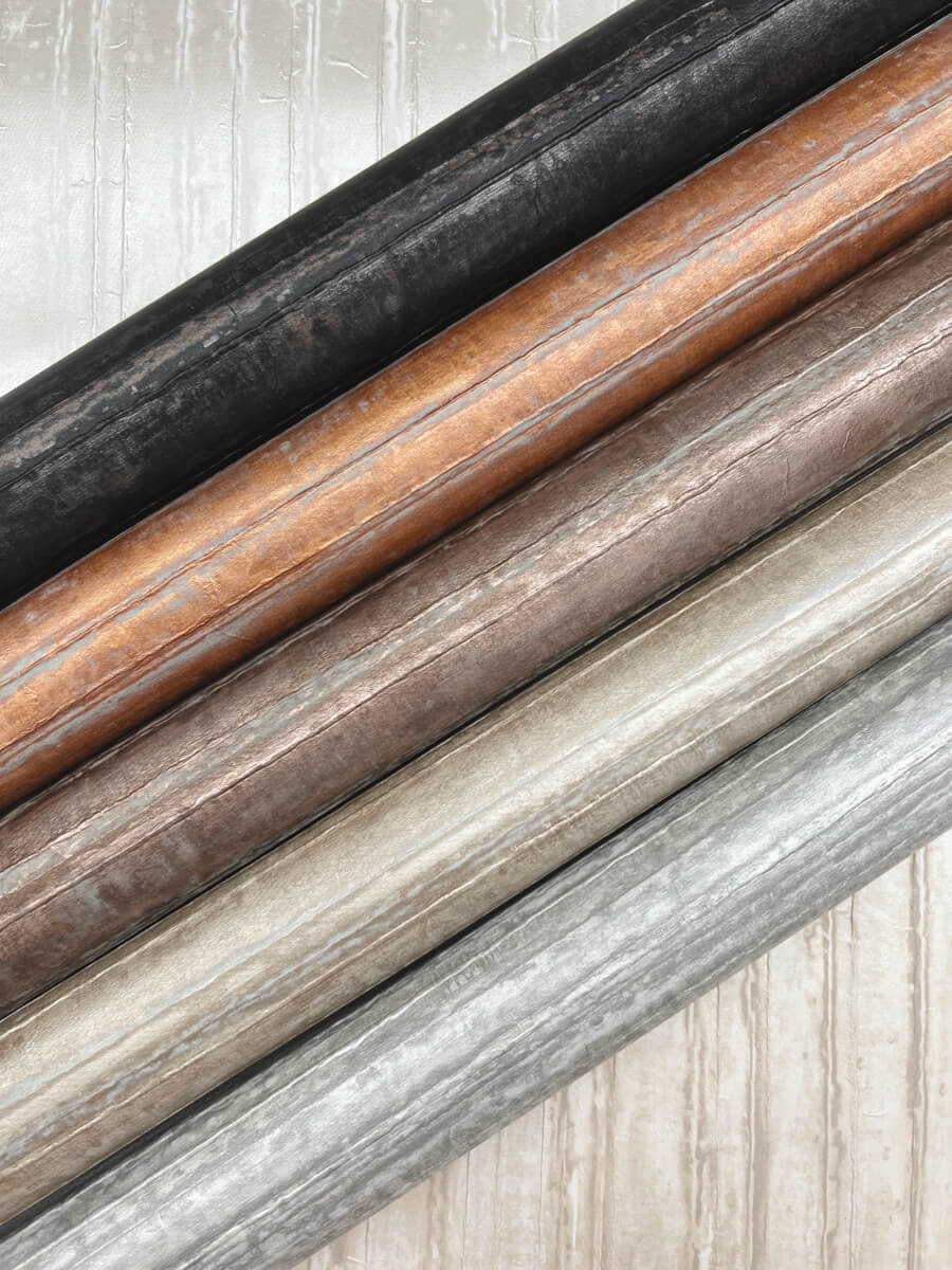 Ronald Redding Industrial Interiors Vintage Tin Wallpaper - Wrought Iron