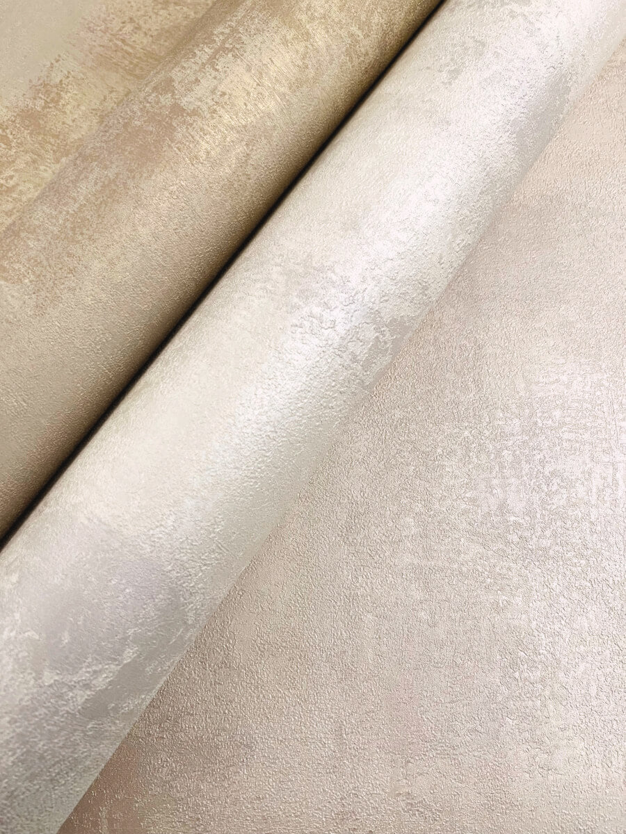 York Montecito Italian Plaster Wallpaper - Sand