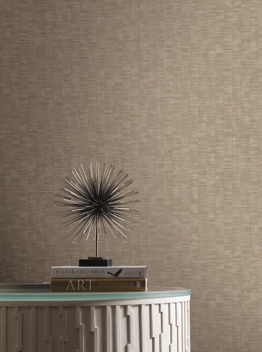 York Signature Textures Capri Wallpaper - Caramel