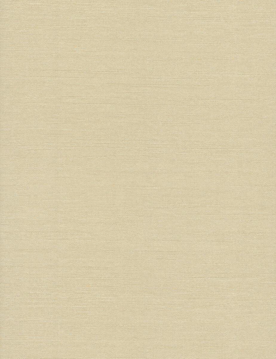York Signature Textures Shimmering Linen Wallpaper Sample - Cream
