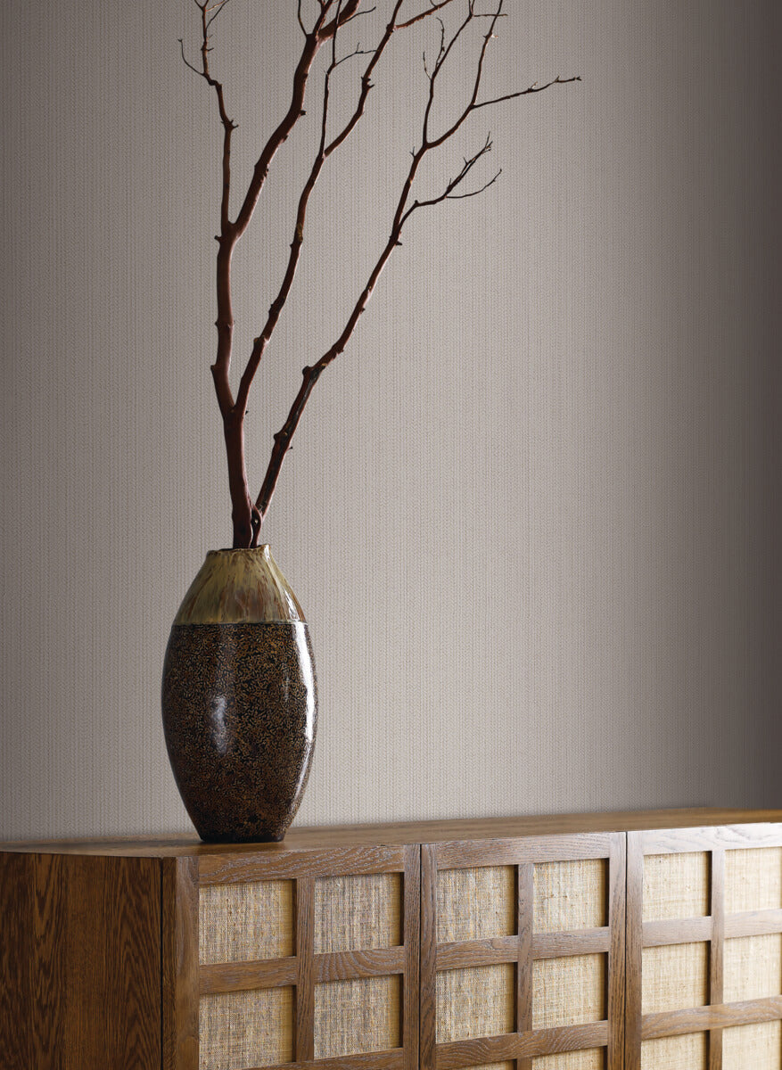 York Signature Textures Dutch Braid Wallpaper - Light Taupe