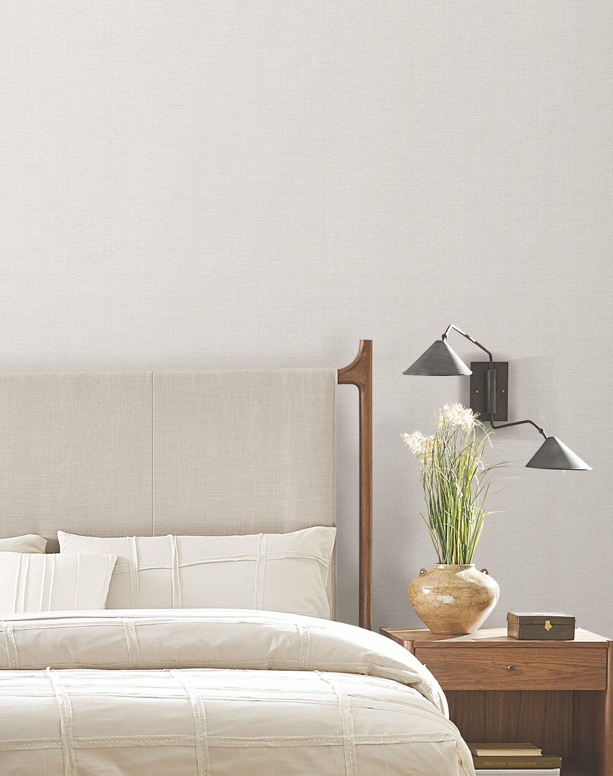 York Artisan Studio Loom Wallpaper - White