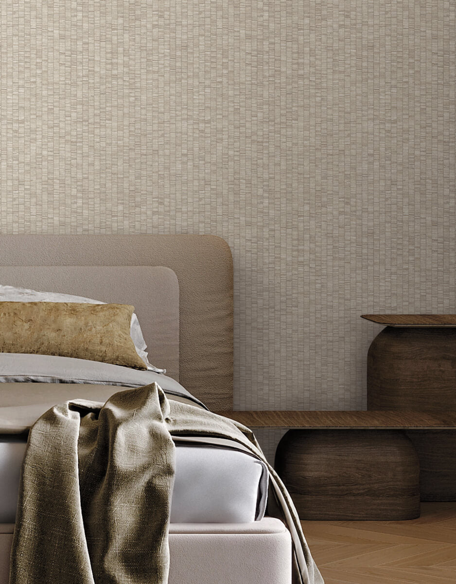 York Montecito Lemuria Wallpaper - Beige