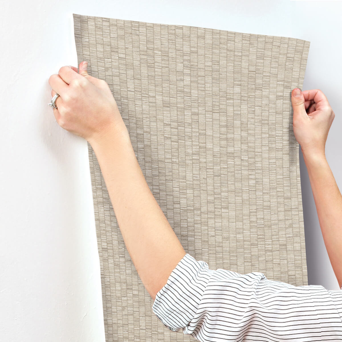 York Montecito Lemuria Wallpaper - Beige
